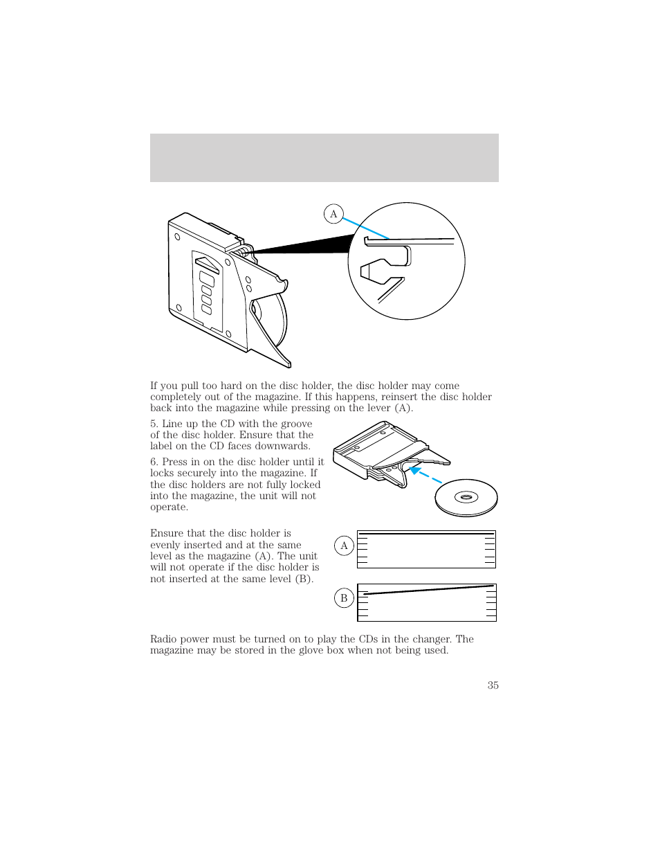 Entertainment systems | FORD 2002 Taurus v.3 User Manual | Page 35 / 240