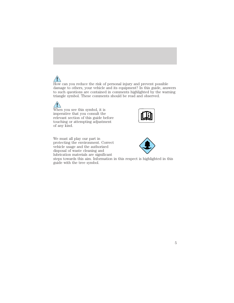 Introduction | FORD 2002 Taurus v.3 User Manual | Page 5 / 240