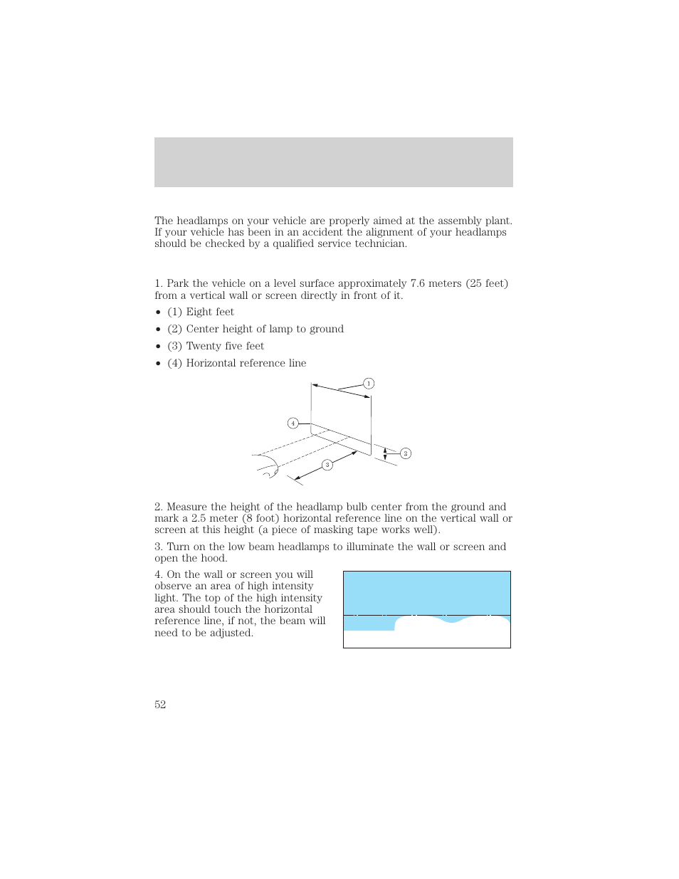 Lights | FORD 2002 Taurus v.3 User Manual | Page 52 / 240