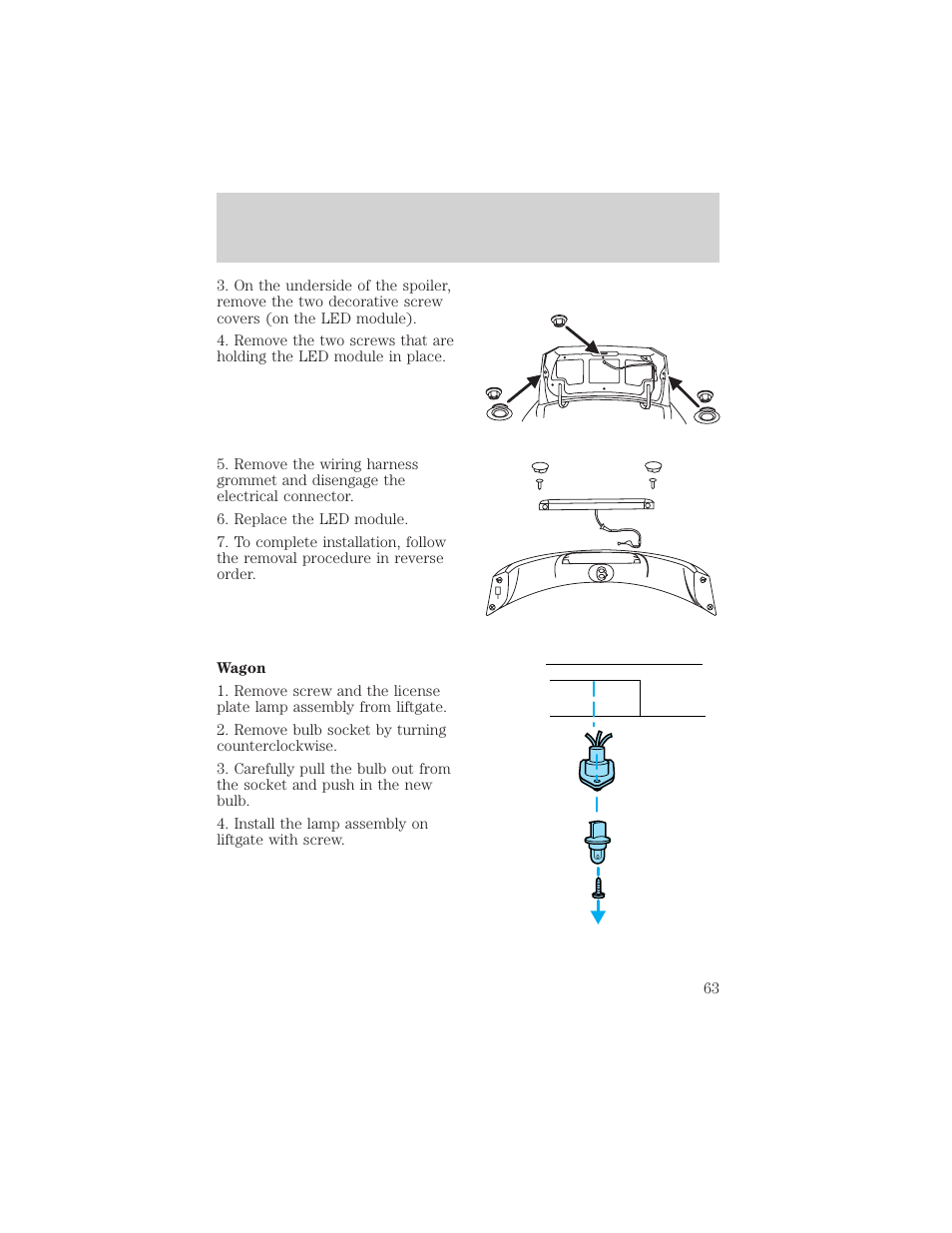 Lights | FORD 2002 Taurus v.3 User Manual | Page 63 / 240