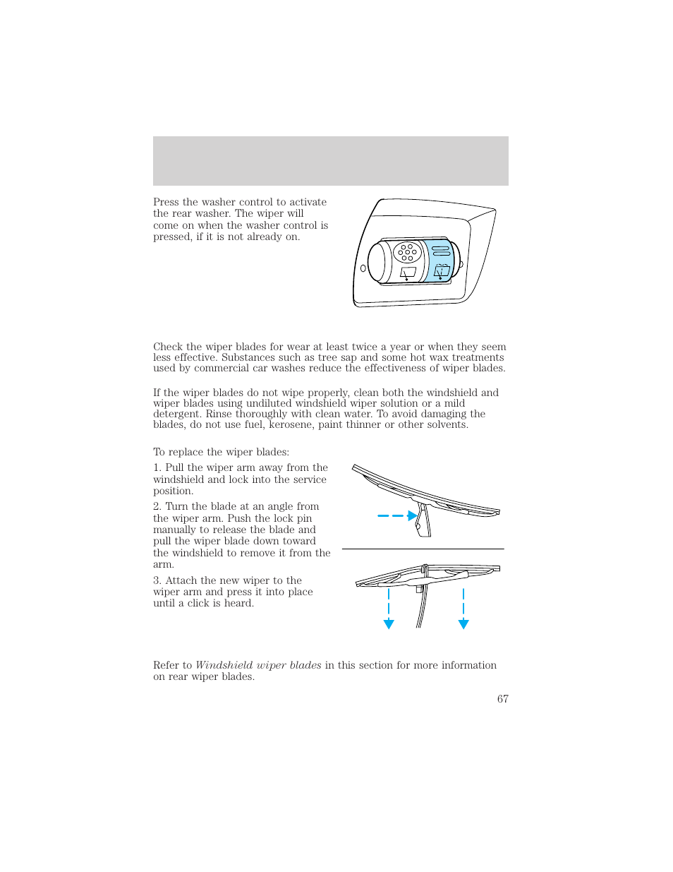 Driver controls | FORD 2002 Taurus v.3 User Manual | Page 67 / 240