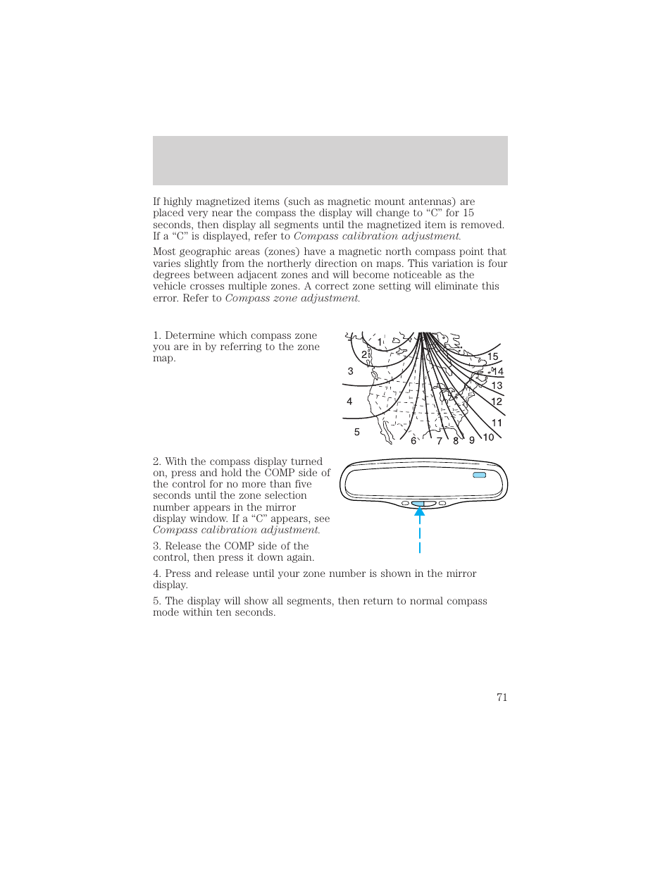 Driver controls | FORD 2002 Taurus v.3 User Manual | Page 71 / 240