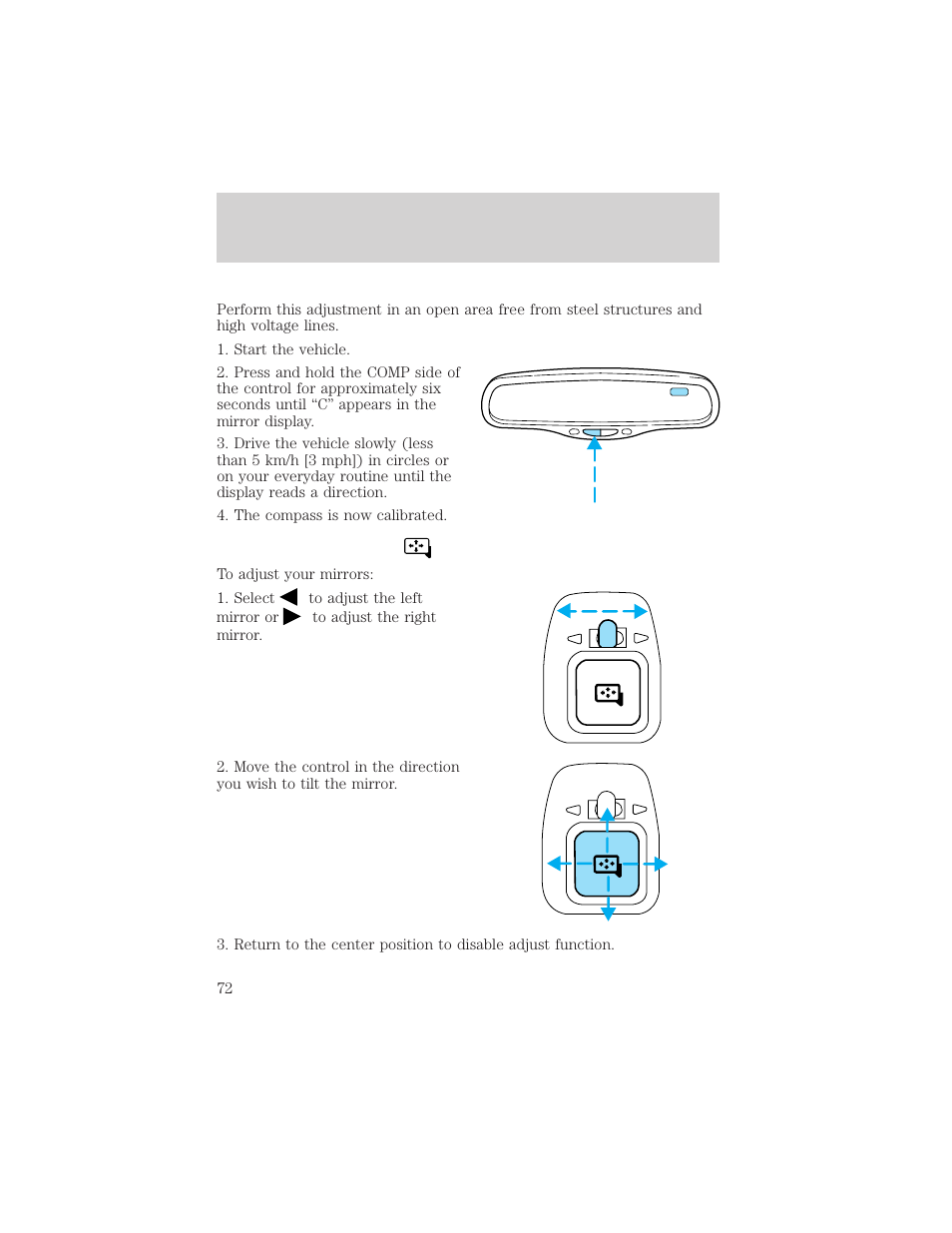 Driver controls | FORD 2002 Taurus v.3 User Manual | Page 72 / 240