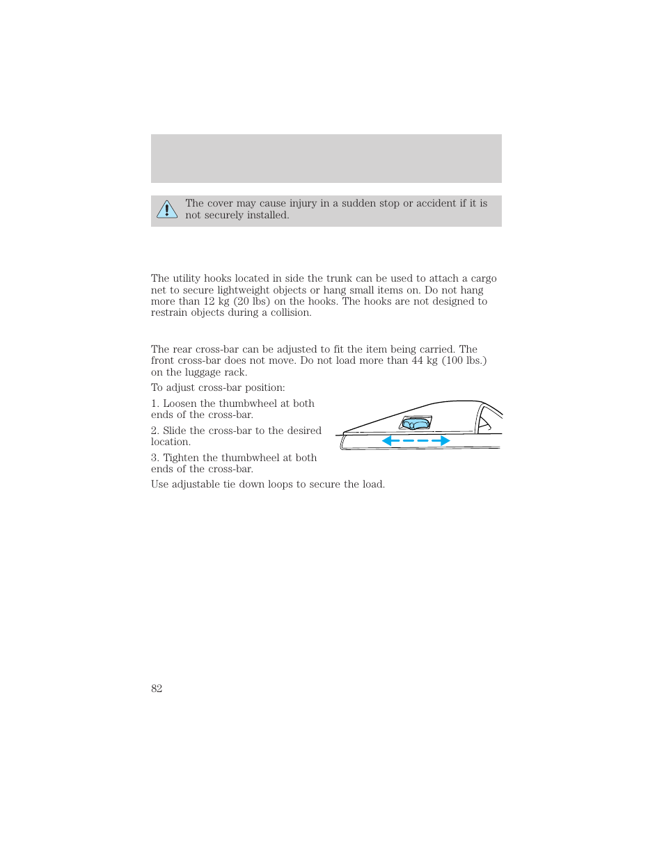 Driver controls | FORD 2002 Taurus v.3 User Manual | Page 82 / 240