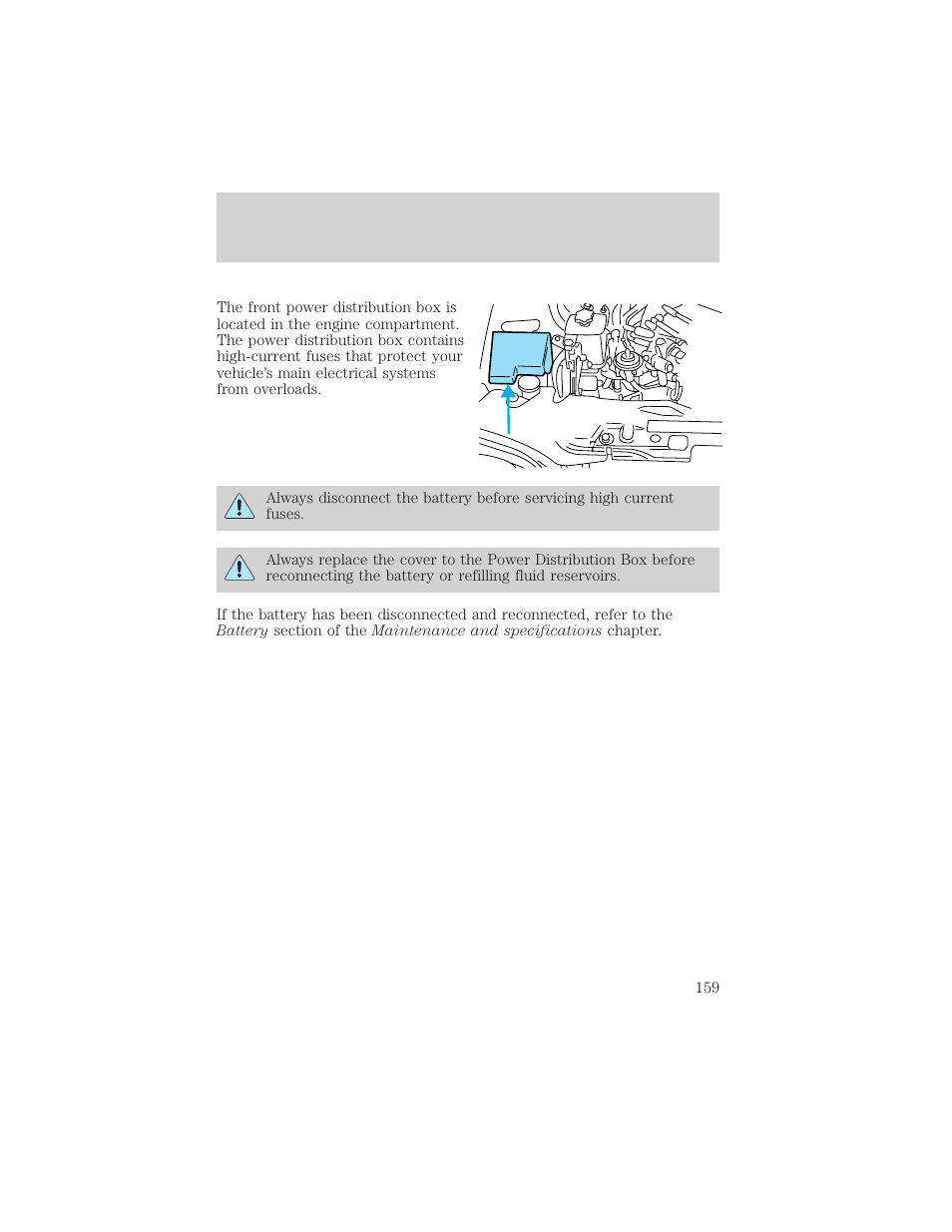 Roadside emergencies | FORD 2002 Thunderbird v.1 User Manual | Page 159 / 248