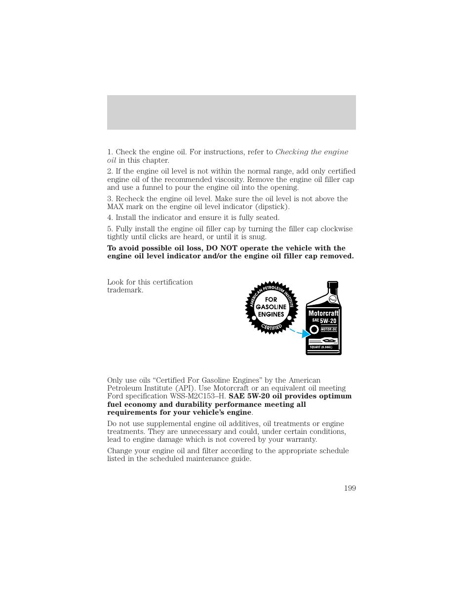 Maintenance and specifications | FORD 2002 Thunderbird v.1 User Manual | Page 199 / 248