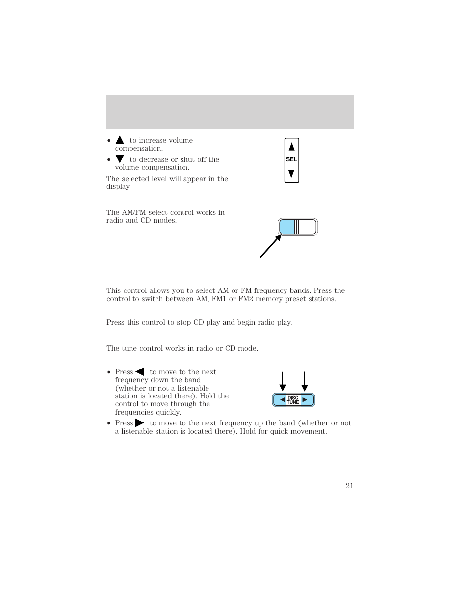 Entertainment systems | FORD 2002 Thunderbird v.1 User Manual | Page 21 / 248