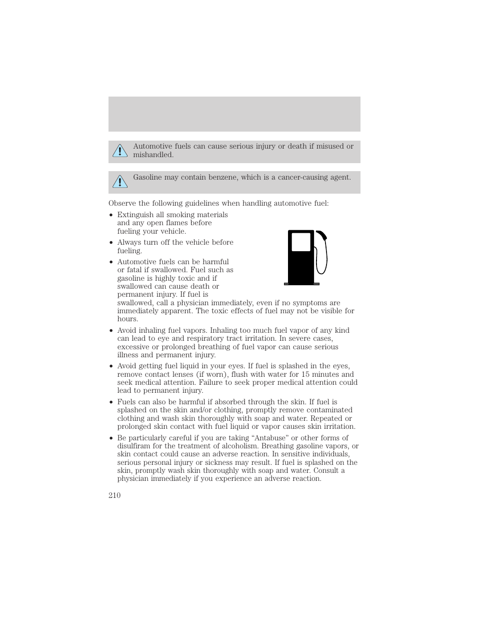 Maintenance and specifications | FORD 2002 Thunderbird v.1 User Manual | Page 210 / 248