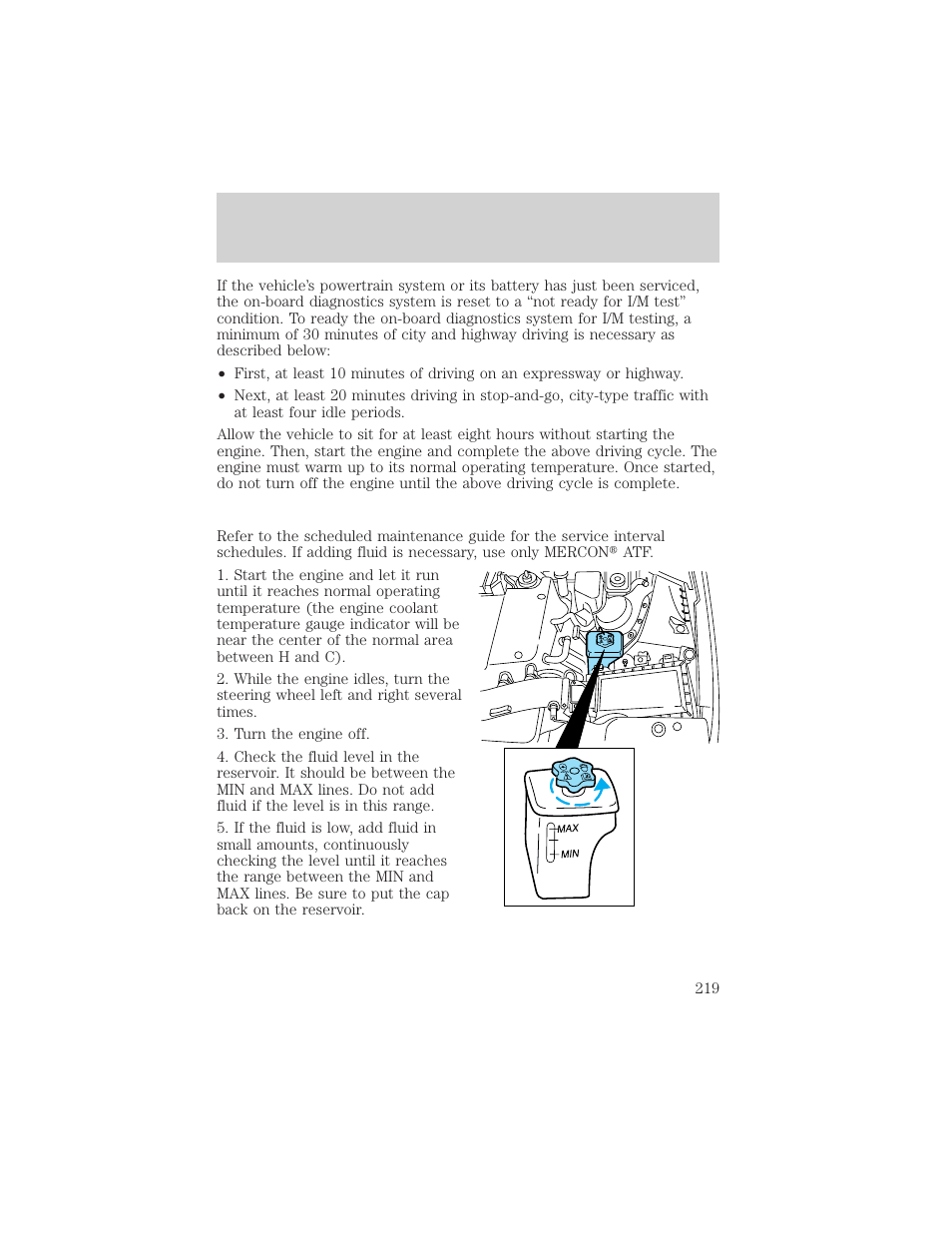 Maintenance and specifications | FORD 2002 Thunderbird v.1 User Manual | Page 219 / 248