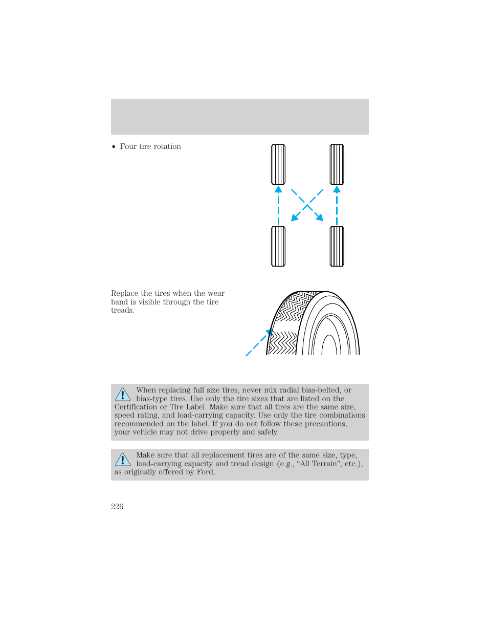 Maintenance and specifications | FORD 2002 Thunderbird v.1 User Manual | Page 226 / 248