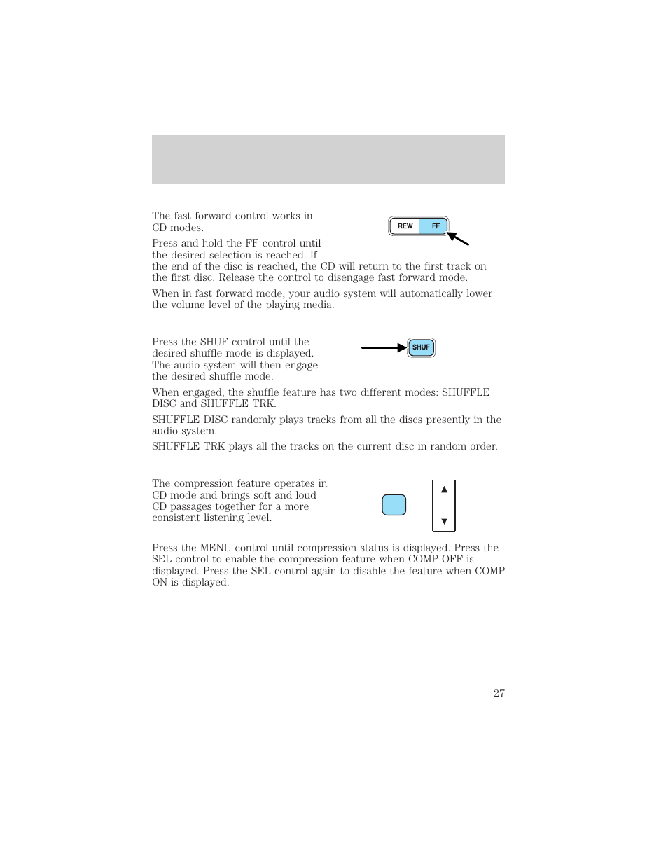 Entertainment systems | FORD 2002 Thunderbird v.1 User Manual | Page 27 / 248