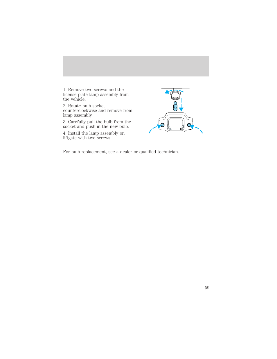 Lights | FORD 2002 Thunderbird v.1 User Manual | Page 59 / 248
