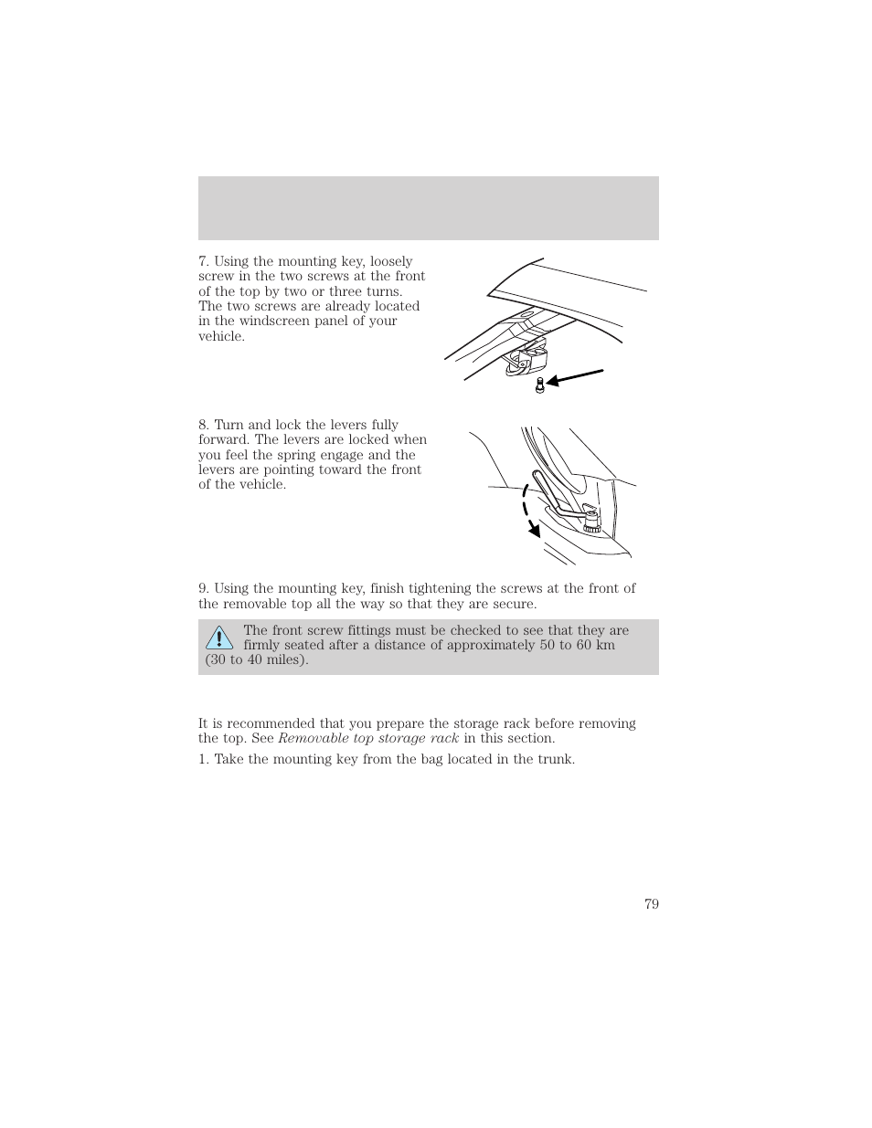 Driver controls | FORD 2002 Thunderbird v.1 User Manual | Page 79 / 248