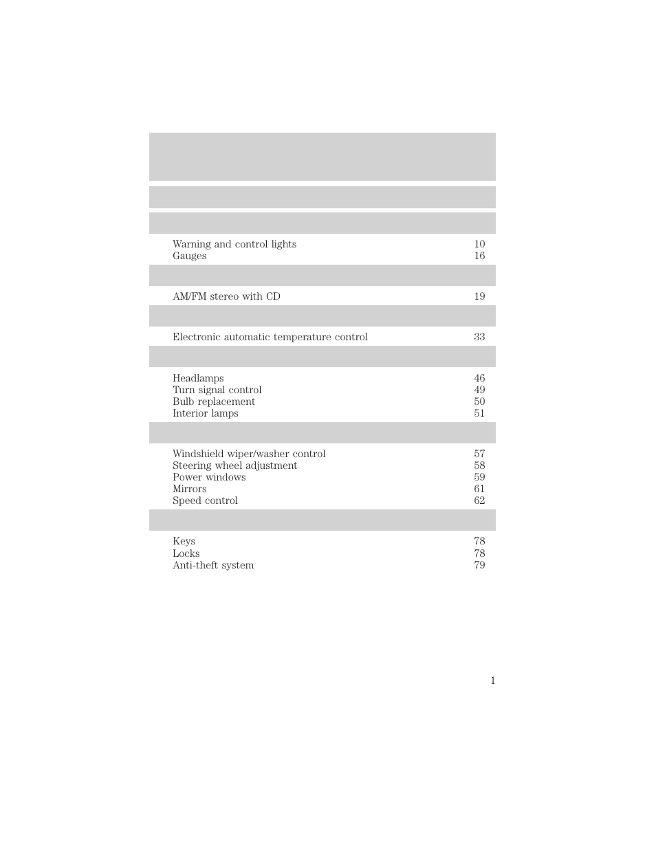 FORD 2002 Thunderbird v.2 User Manual | 232 pages