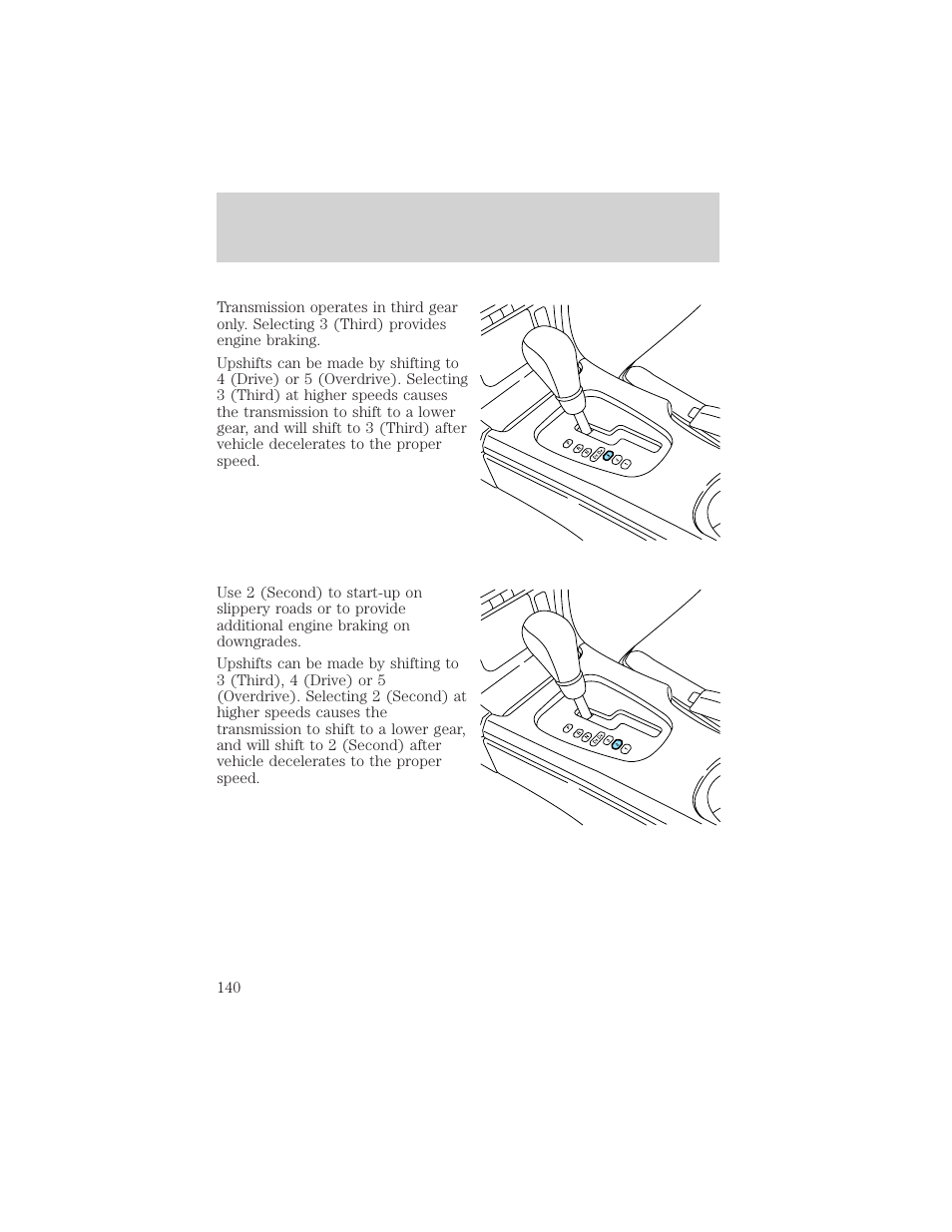 Driving | FORD 2002 Thunderbird v.2 User Manual | Page 140 / 232