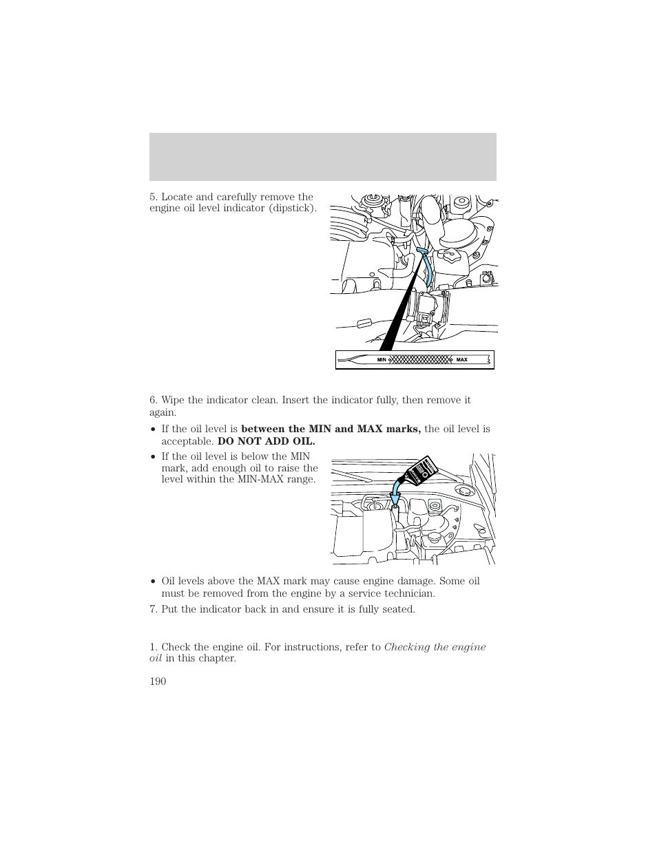 Maintenance and specifications | FORD 2002 Thunderbird v.2 User Manual | Page 190 / 232