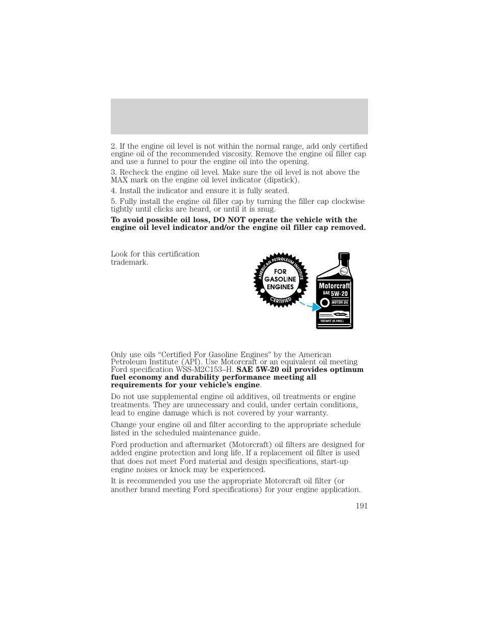 Maintenance and specifications | FORD 2002 Thunderbird v.2 User Manual | Page 191 / 232