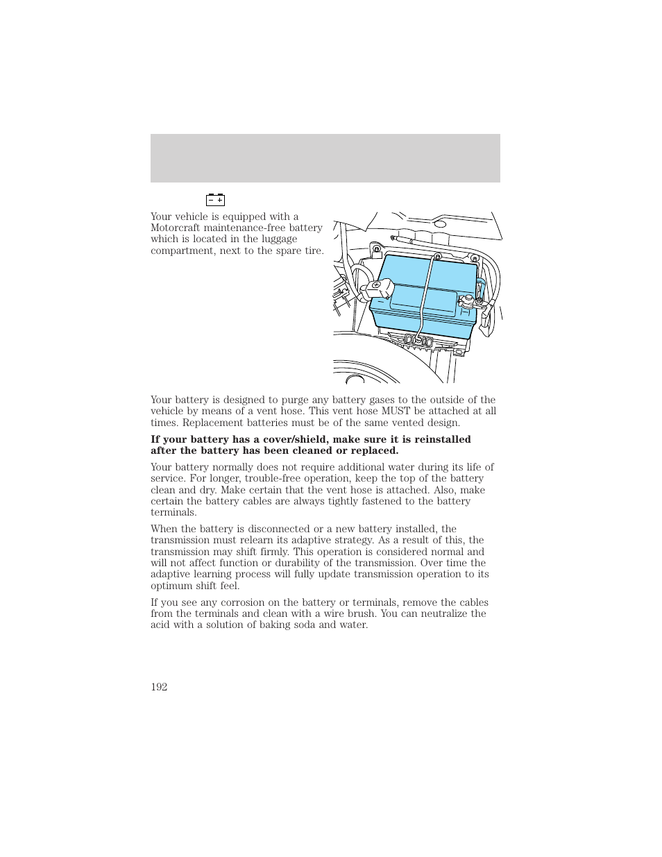 Maintenance and specifications | FORD 2002 Thunderbird v.2 User Manual | Page 192 / 232