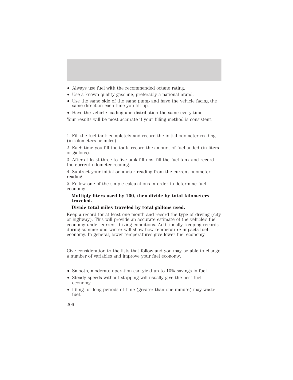 Maintenance and specifications | FORD 2002 Thunderbird v.2 User Manual | Page 206 / 232