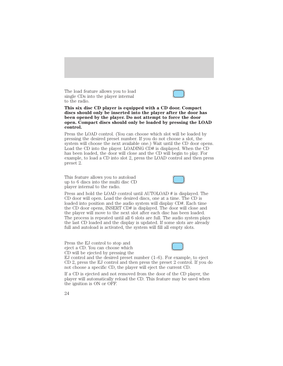 Entertainment systems | FORD 2002 Thunderbird v.2 User Manual | Page 24 / 232