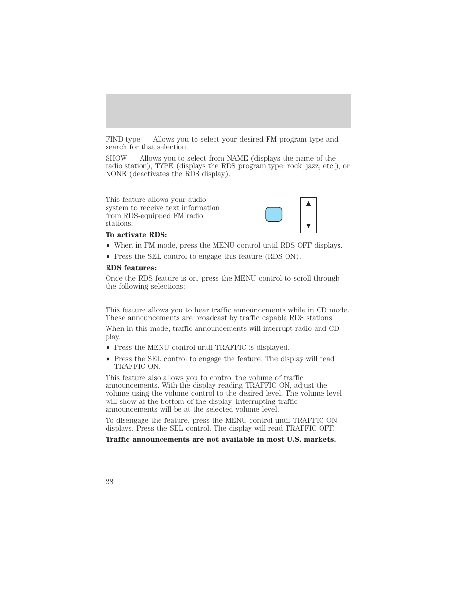 Entertainment systems | FORD 2002 Thunderbird v.2 User Manual | Page 28 / 232