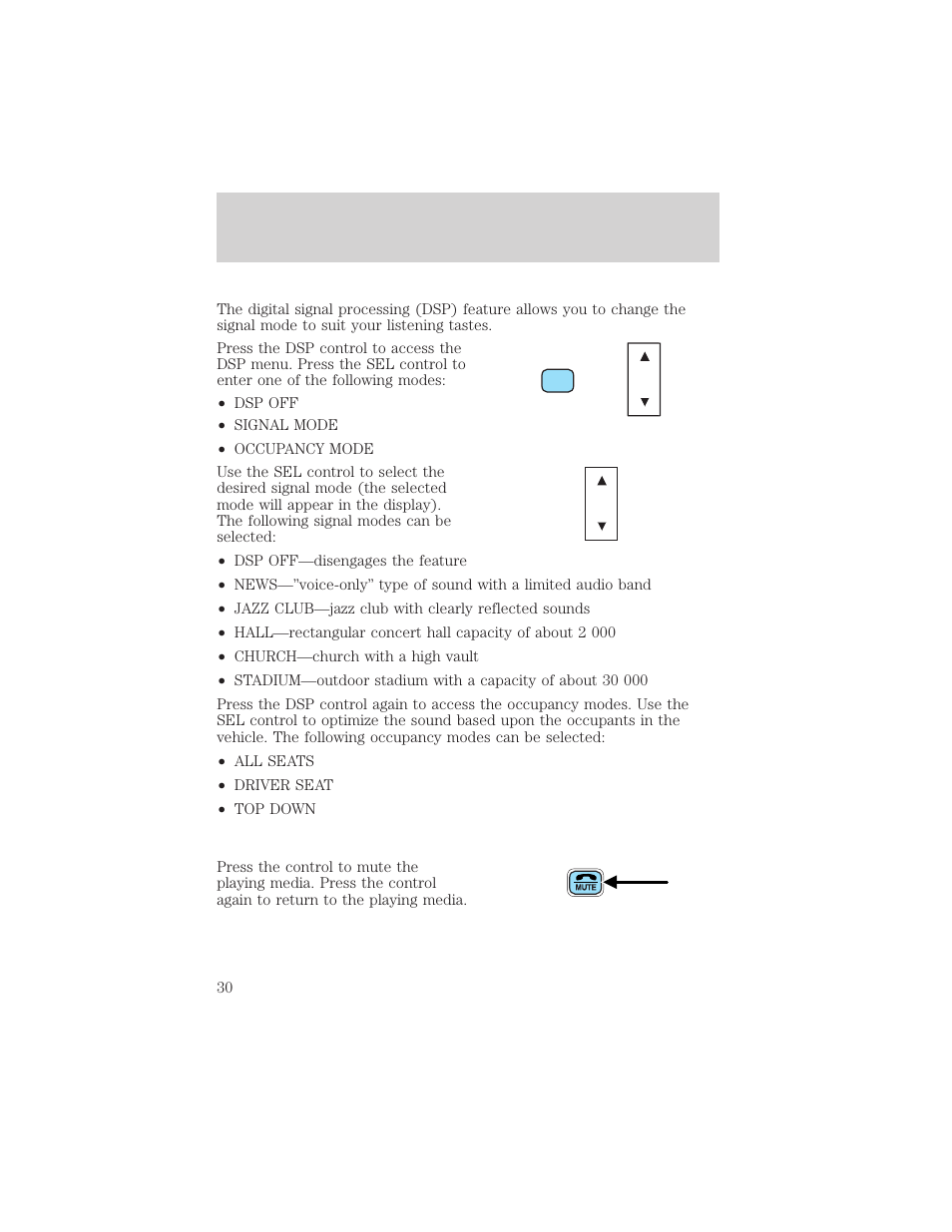 Entertainment systems | FORD 2002 Thunderbird v.2 User Manual | Page 30 / 232