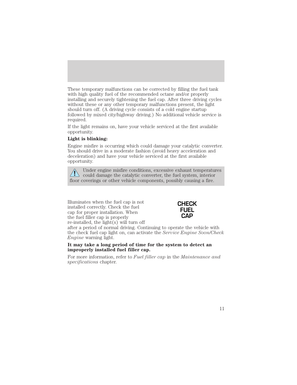 Instrument cluster | FORD 2002 Windstar v.1 User Manual | Page 11 / 296