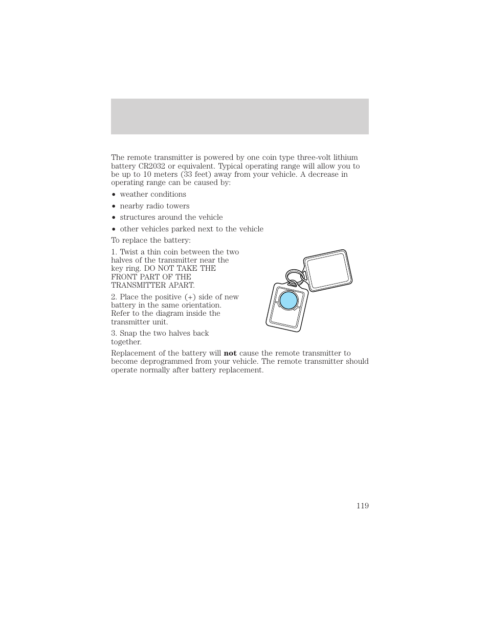 Locks and security | FORD 2002 Windstar v.1 User Manual | Page 119 / 296