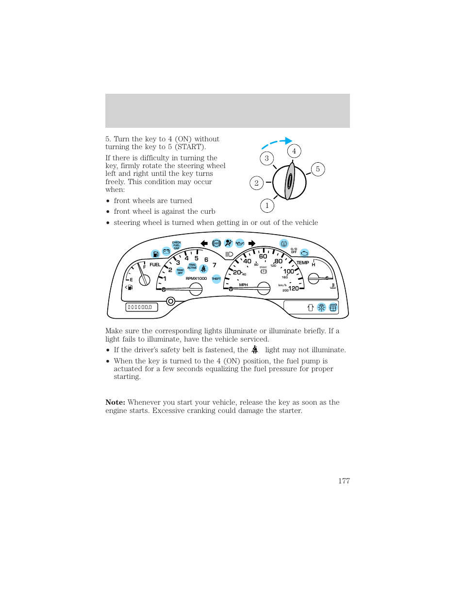 Driving | FORD 2002 Windstar v.1 User Manual | Page 177 / 296