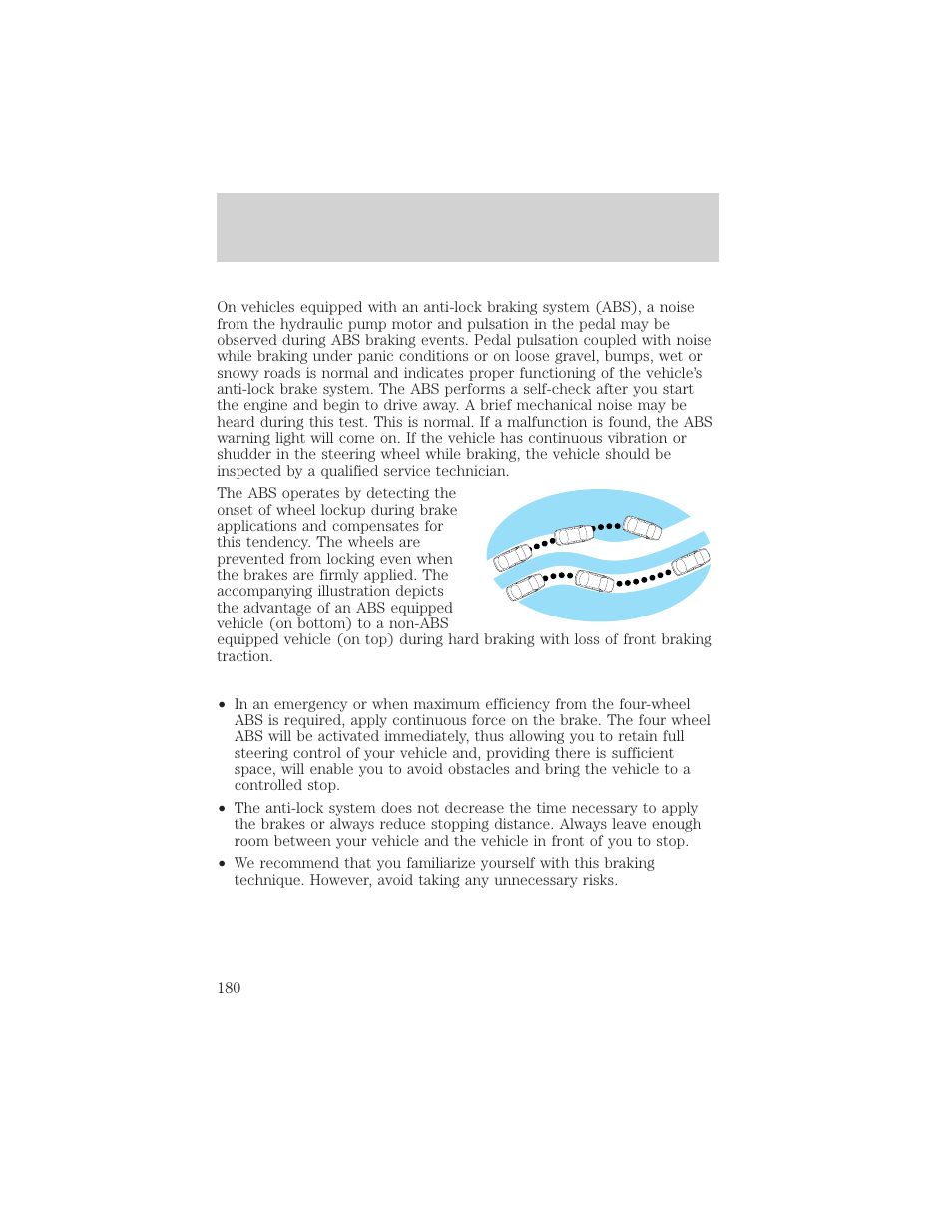 Driving | FORD 2002 Windstar v.1 User Manual | Page 180 / 296