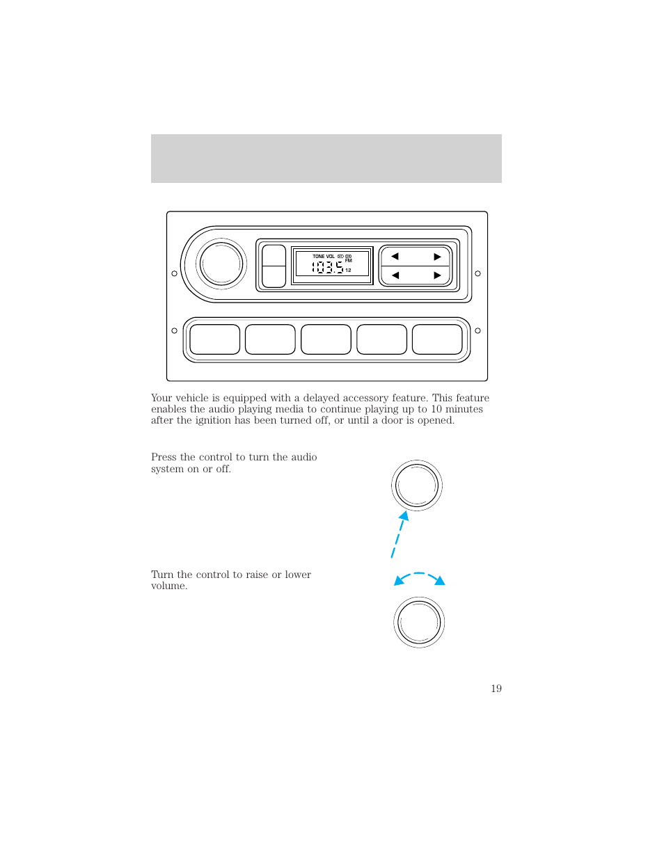 Entertainment systems, 12 3 4 am/fm | FORD 2002 Windstar v.1 User Manual | Page 19 / 296