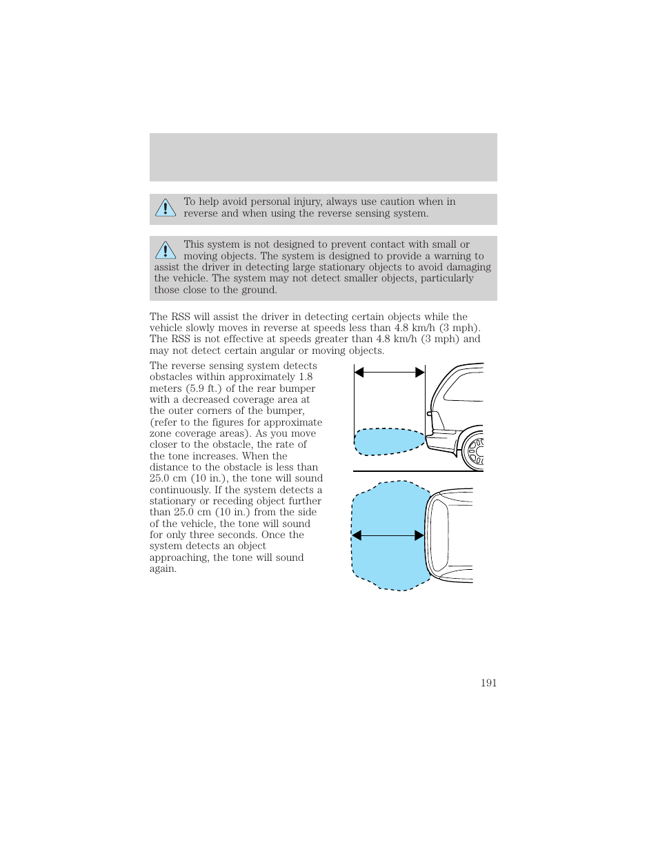 Driving | FORD 2002 Windstar v.1 User Manual | Page 191 / 296