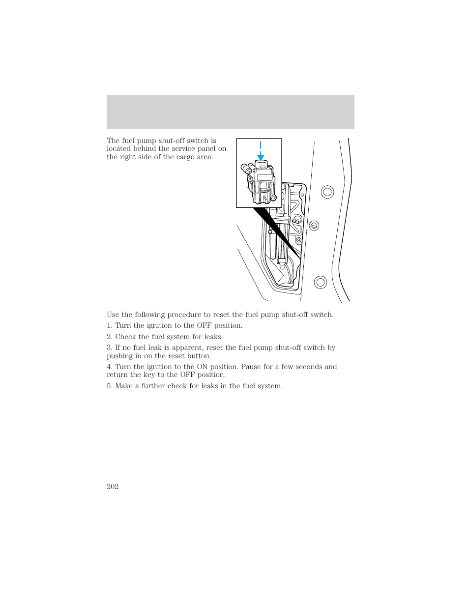 Roadside emergencies | FORD 2002 Windstar v.1 User Manual | Page 202 / 296
