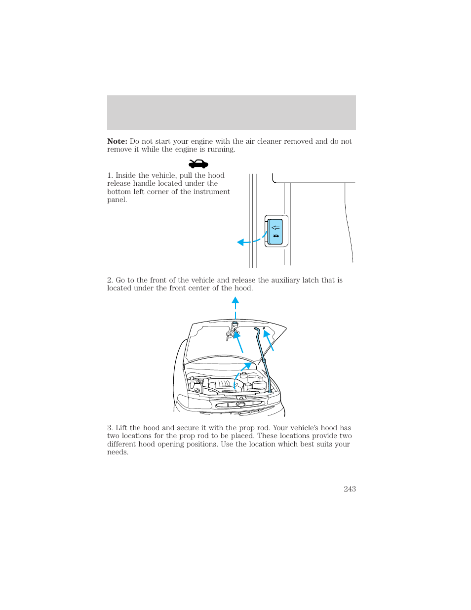 Maintenance and specifications | FORD 2002 Windstar v.1 User Manual | Page 243 / 296