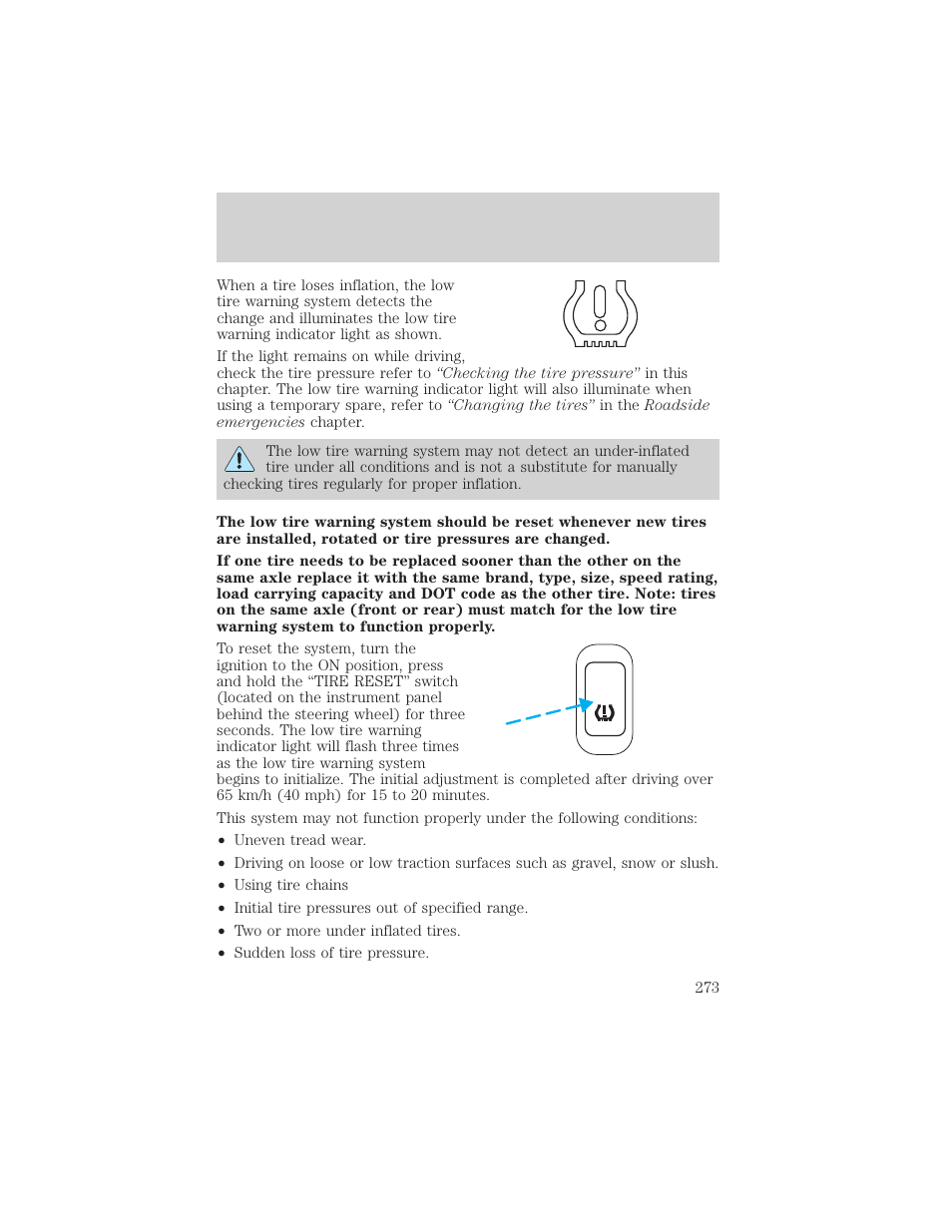 Maintenance and specifications | FORD 2002 Windstar v.1 User Manual | Page 273 / 296