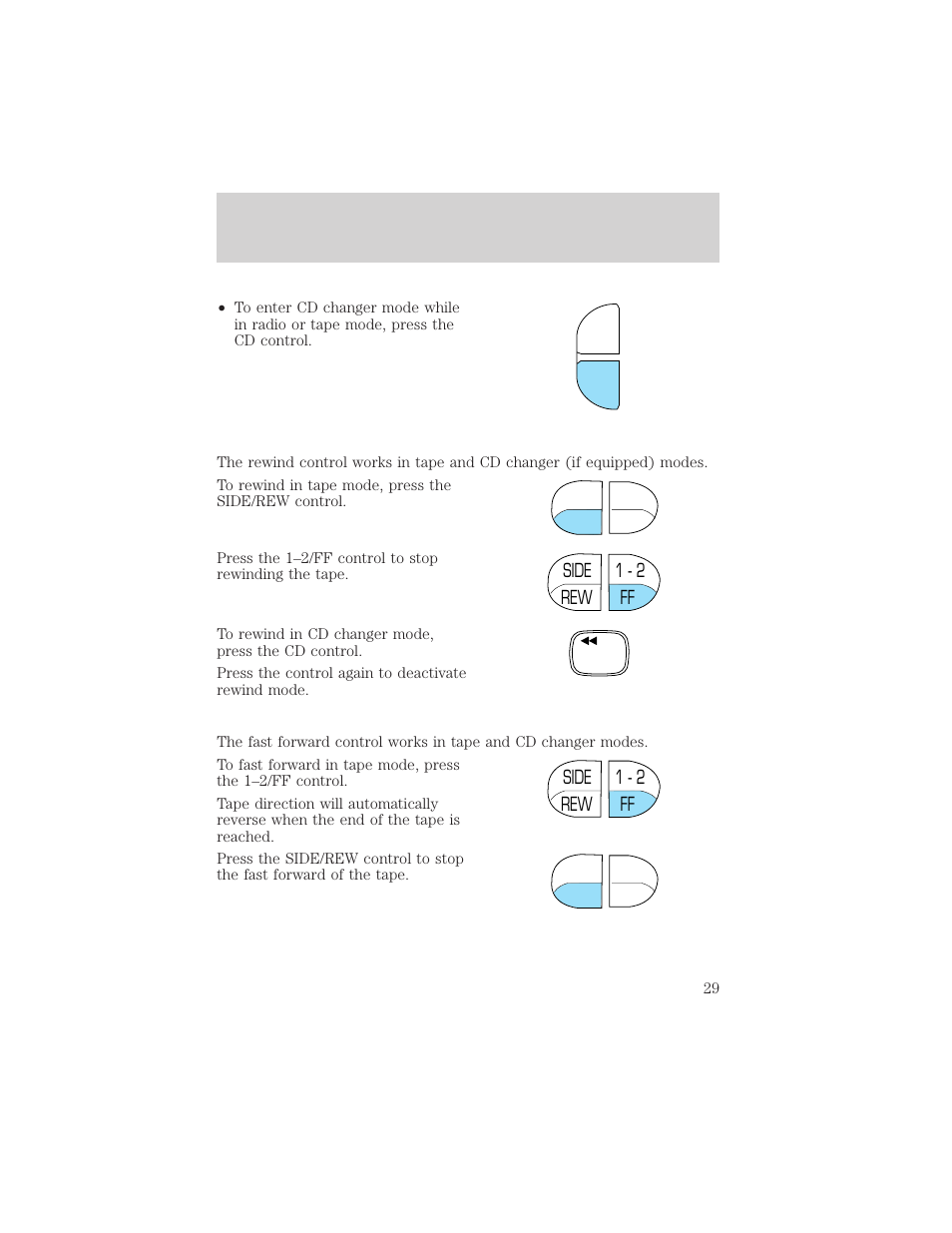 Entertainment systems | FORD 2002 Windstar v.1 User Manual | Page 29 / 296