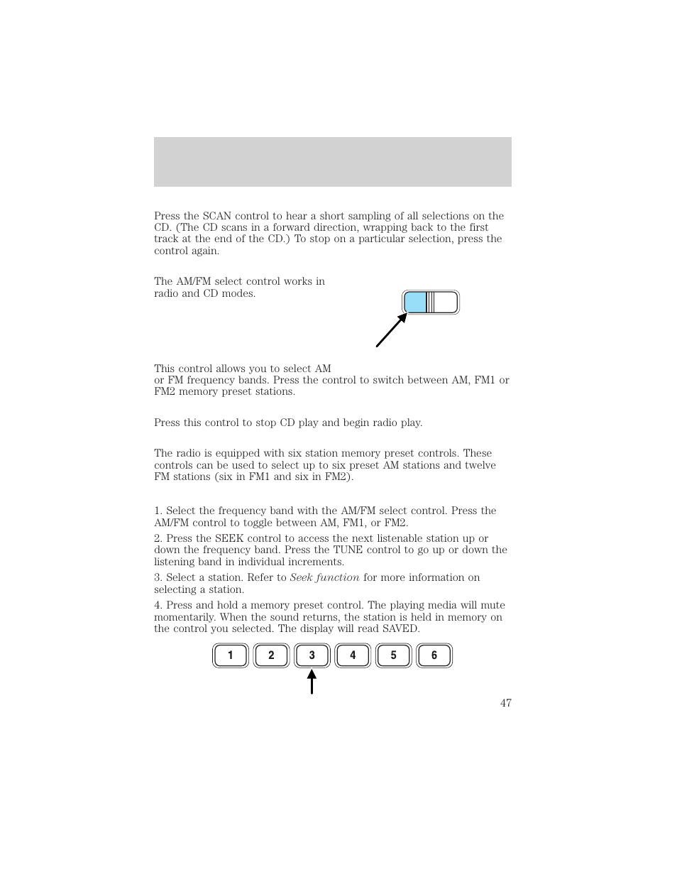 Entertainment systems | FORD 2002 Windstar v.1 User Manual | Page 47 / 296