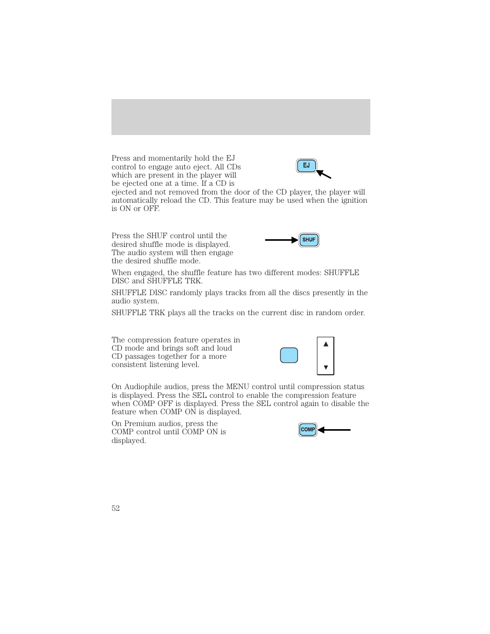 Entertainment systems | FORD 2002 Windstar v.1 User Manual | Page 52 / 296