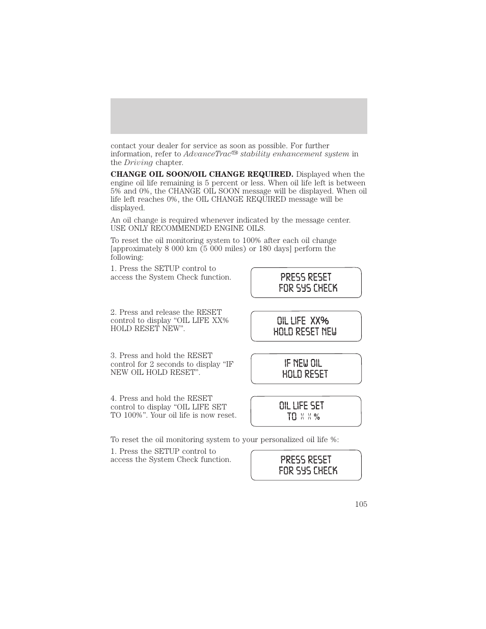 Driver controls | FORD 2002 Windstar v.2 User Manual | Page 105 / 288