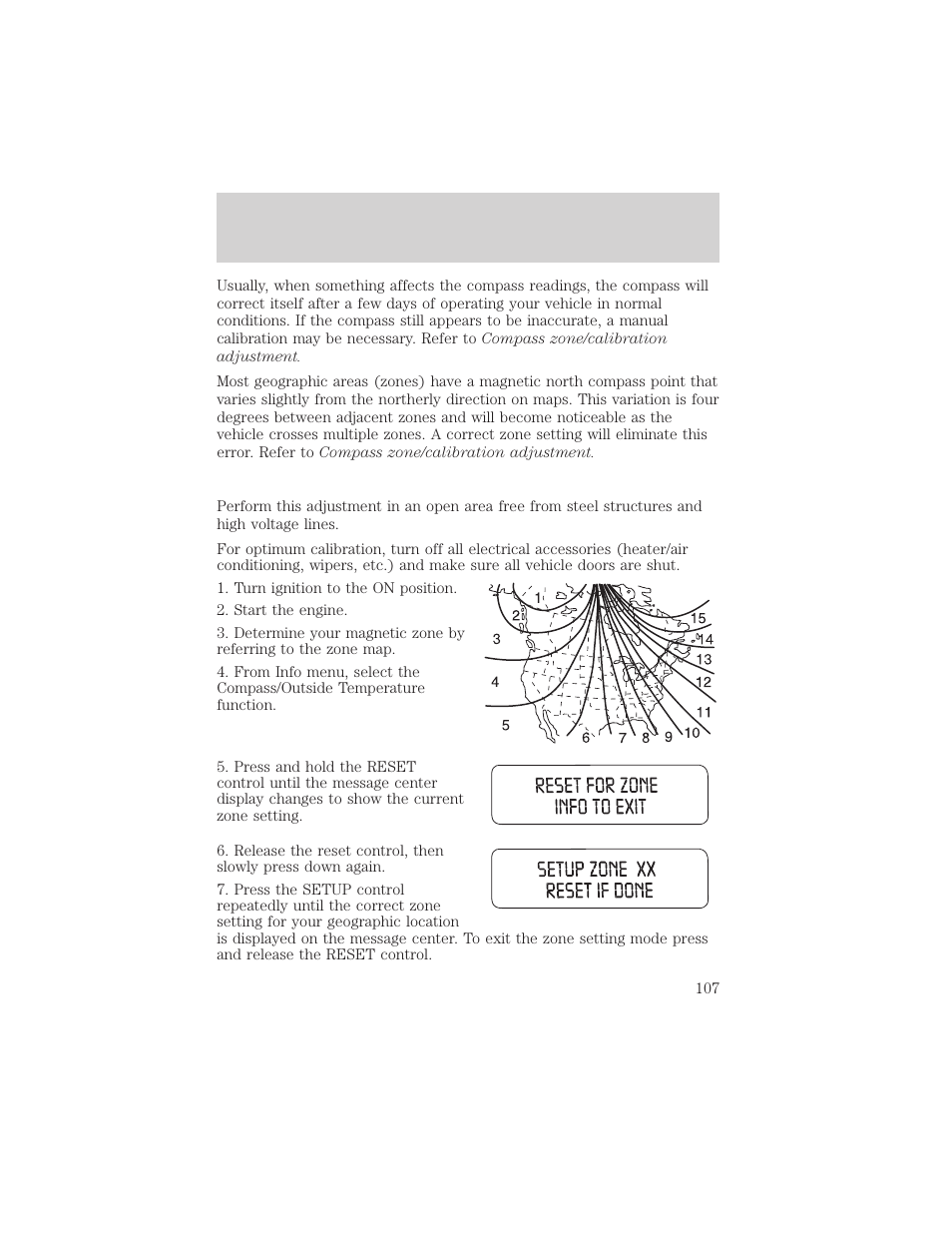 Driver controls | FORD 2002 Windstar v.2 User Manual | Page 107 / 288