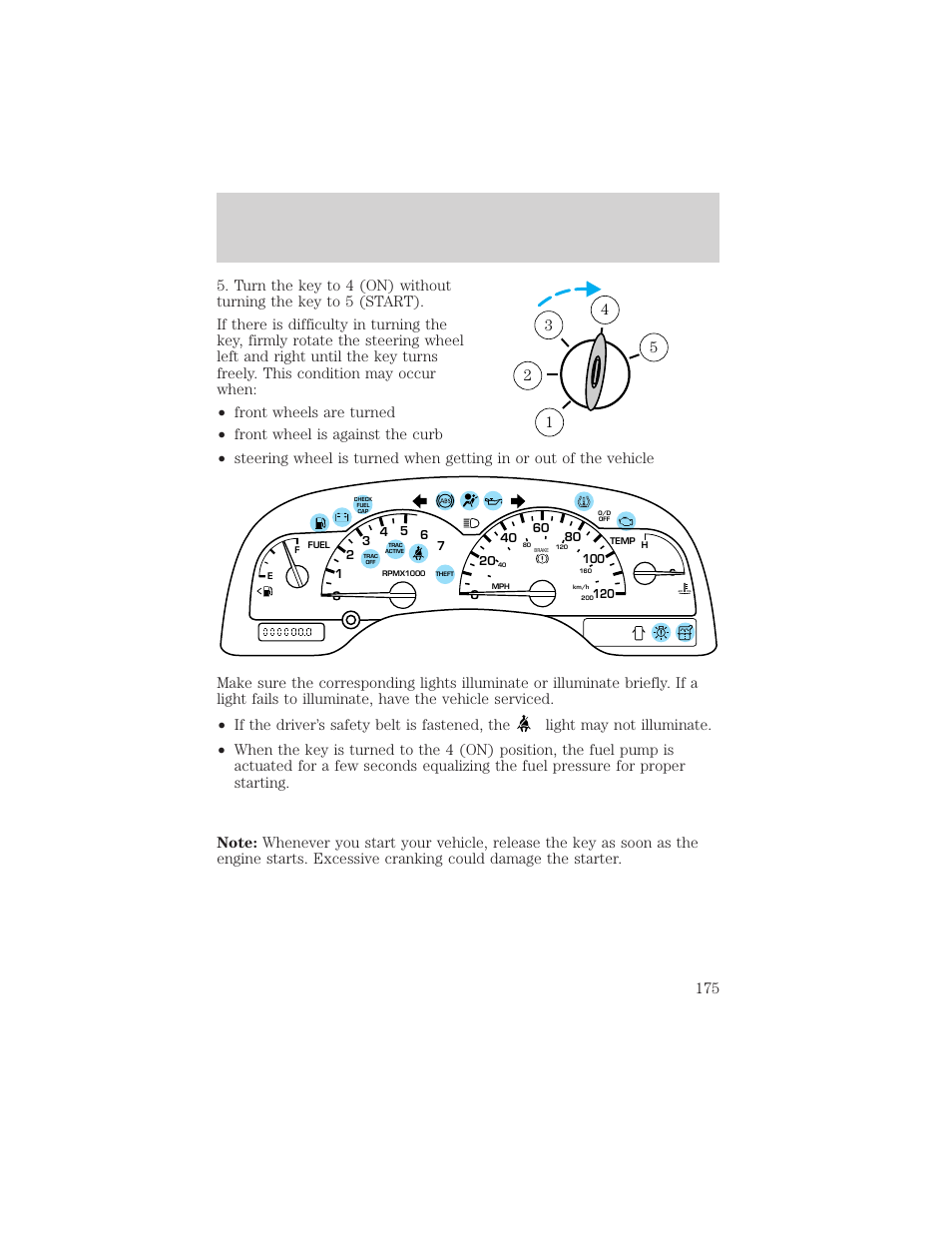 Driving | FORD 2002 Windstar v.2 User Manual | Page 175 / 288
