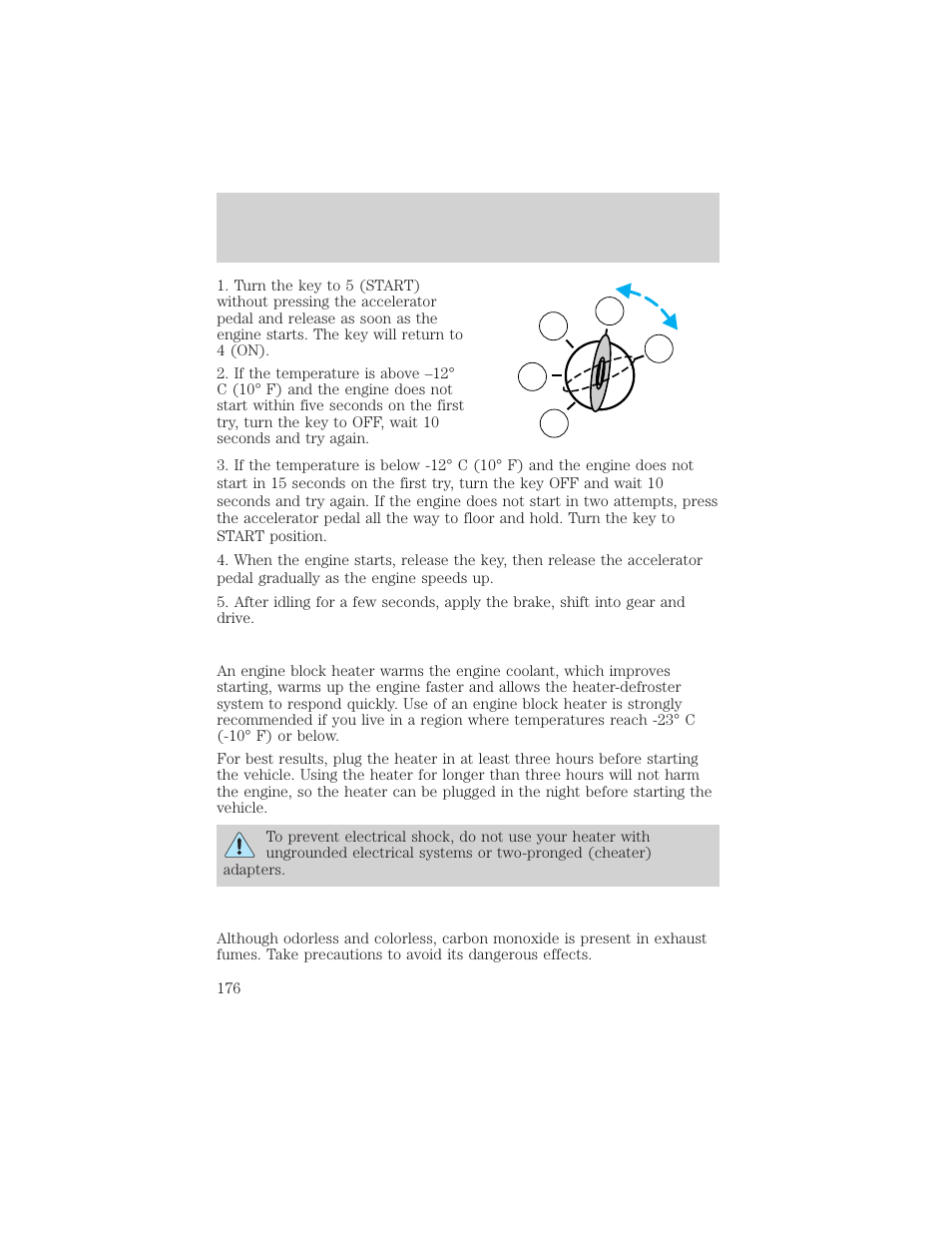 Driving | FORD 2002 Windstar v.2 User Manual | Page 176 / 288