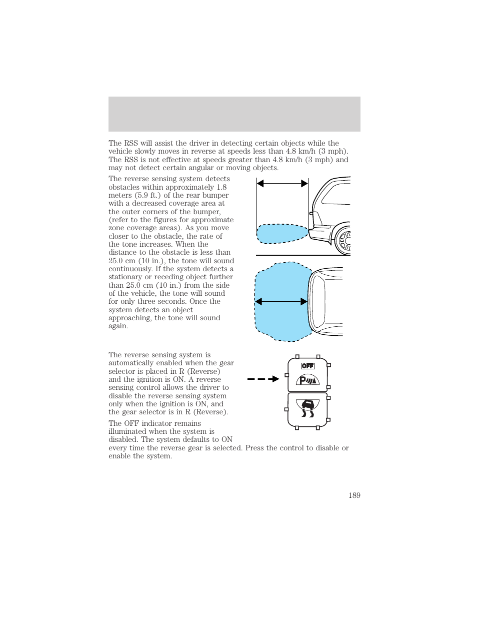 Driving | FORD 2002 Windstar v.2 User Manual | Page 189 / 288