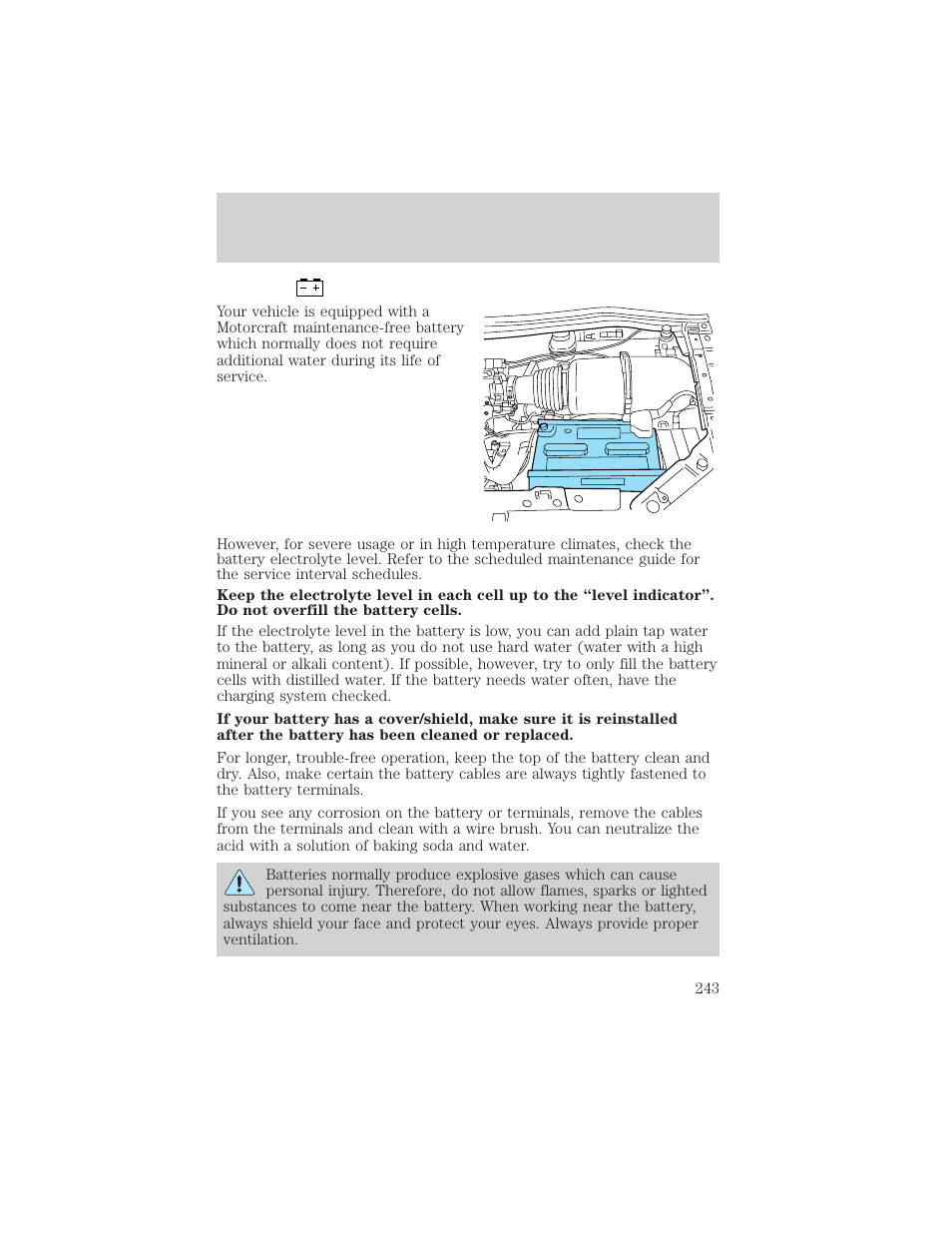 Maintenance and specifications | FORD 2002 Windstar v.2 User Manual | Page 243 / 288