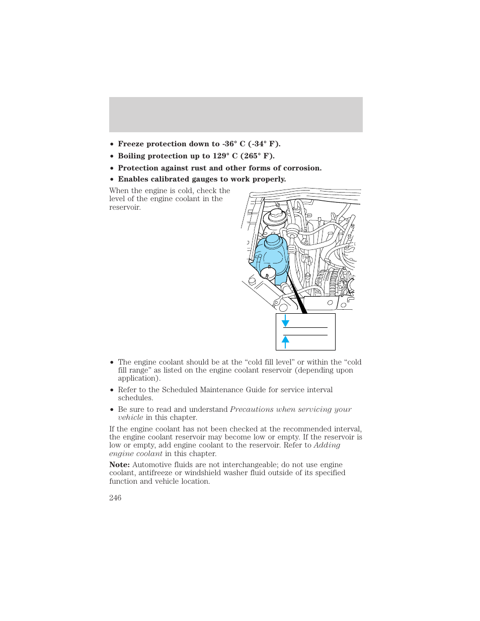 Maintenance and specifications | FORD 2002 Windstar v.2 User Manual | Page 246 / 288