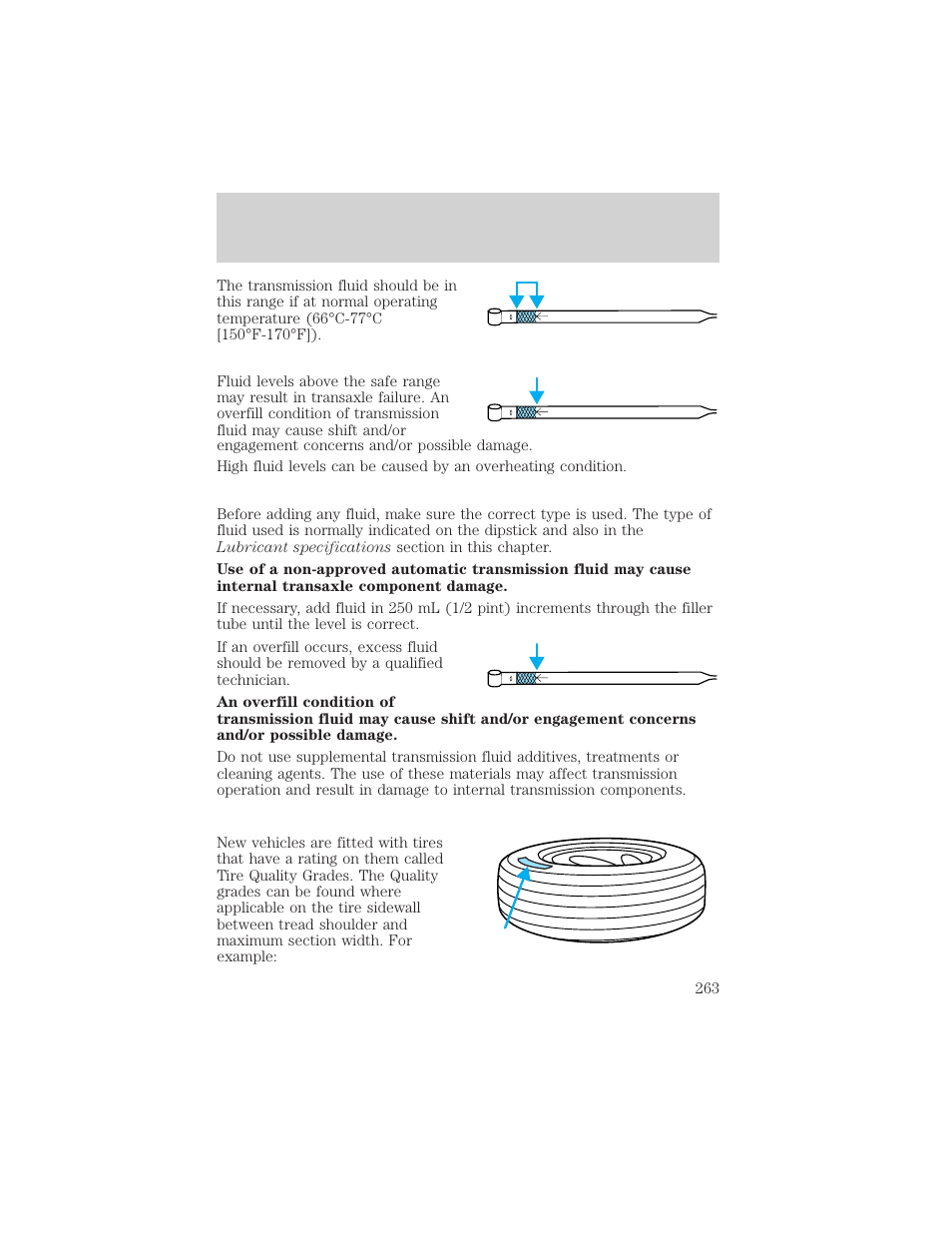 Maintenance and specifications | FORD 2002 Windstar v.2 User Manual | Page 263 / 288