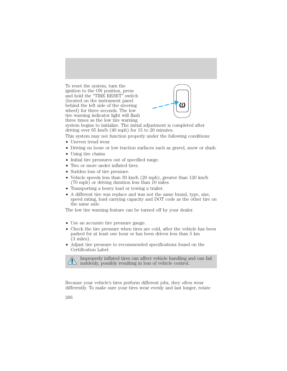 Maintenance and specifications | FORD 2002 Windstar v.2 User Manual | Page 266 / 288