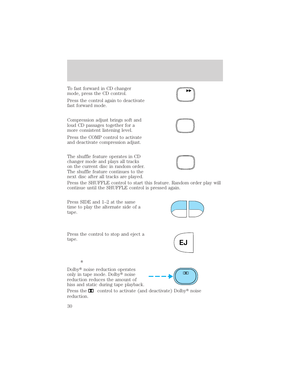 Entertainment systems | FORD 2002 Windstar v.2 User Manual | Page 30 / 288
