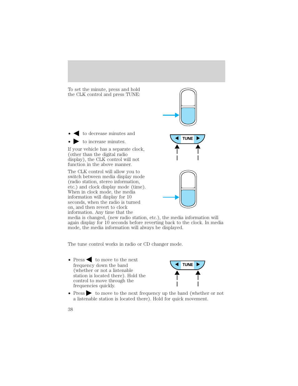 Auto clk auto clk entertainment systems | FORD 2002 Windstar v.2 User Manual | Page 38 / 288
