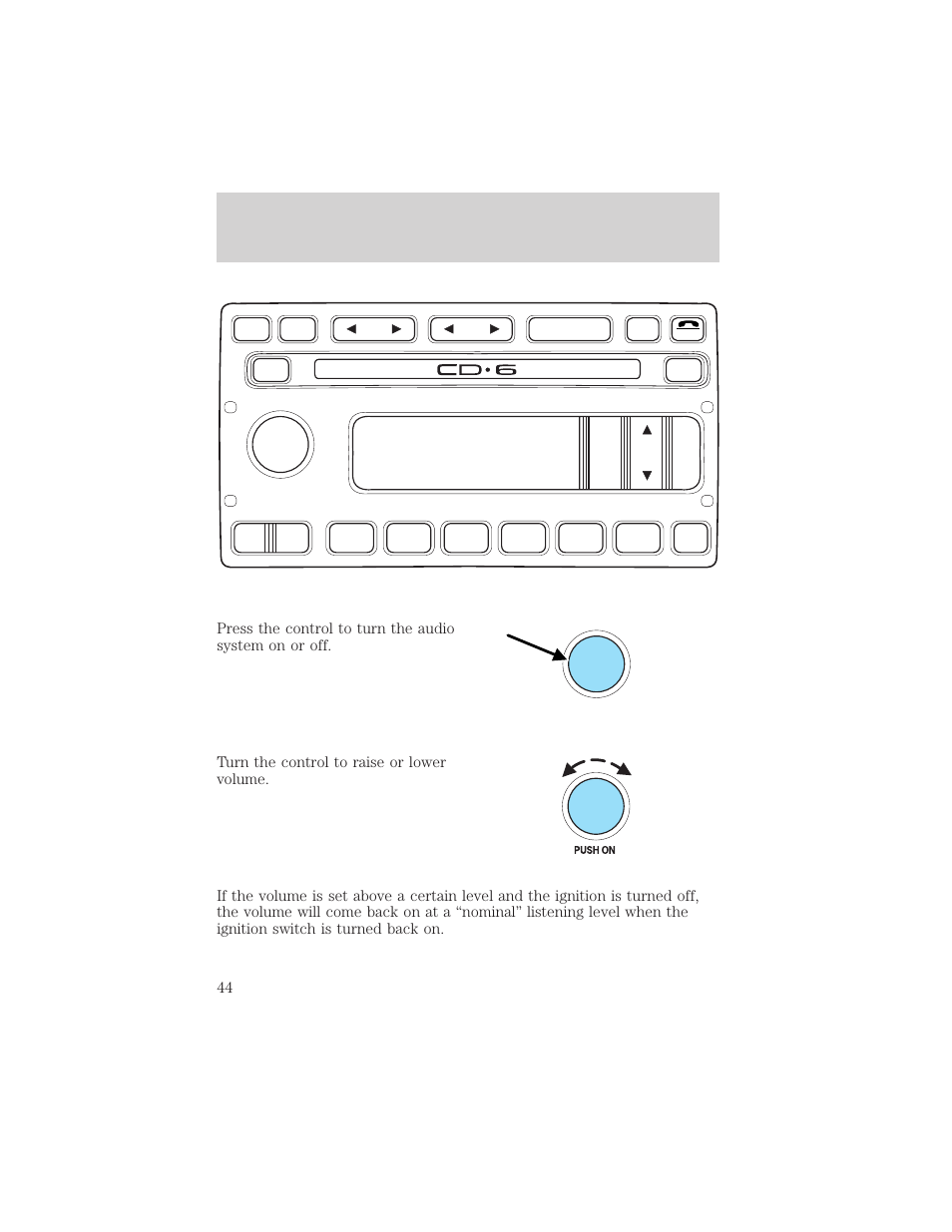 Entertainment systems | FORD 2002 Windstar v.2 User Manual | Page 44 / 288